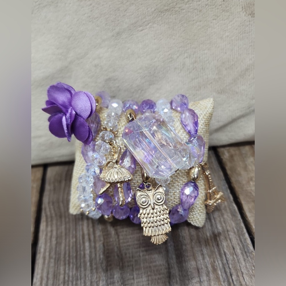 Semanario Crystal Bracelet 7pc Set